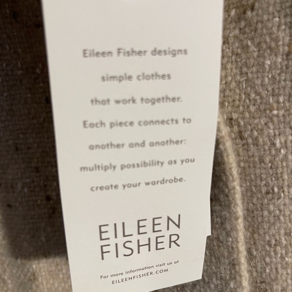 Eileen Fisher Beige Ribbed Cardigan - Picture 4 of 12